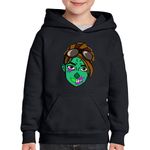 Fashion, accesorii si bijuterii - Copii - Imbracaminte copii - Pulovere si hanorace copii - Hanorac copii Fortnite Ghoul Trooper, negru, marime XS Copii - Infinity.ro