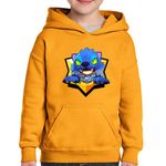 Fashion, accesorii si bijuterii - Copii - Imbracaminte copii - Pulovere si hanorace copii - Hanorac copii Werewolf Brawl Stars Minecraft, portocaliu, marime L Copii - Infinity.ro