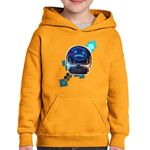 Fashion, accesorii si bijuterii - Copii - Imbracaminte copii - Pulovere si hanorace copii - Hanorac copii Astro Jack Fortnite Minecraft Diamond, portocaliu, marime M Copii - Infinity.ro
