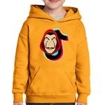 Fashion, accesorii si bijuterii - Copii - Imbracaminte copii - Pulovere si hanorace copii - Hanorac copii Casa de Papel Tiktok Tik Tok Creator, portocaliu, marime S Copii - Infinity.ro
