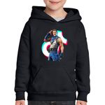 Fashion, accesorii si bijuterii - Copii - Imbracaminte copii - Pulovere si hanorace copii - Hanorac copii Fortnite Battle Royale Tik Tok, negru, marime S Copii - Infinity.ro