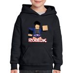 Fashion, accesorii si bijuterii - Copii - Imbracaminte copii - Pulovere si hanorace copii - Hanorac copii Roblox Cool Meme Avatar, negru, marime XS Copii - Infinity.ro
