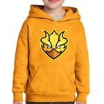 Fashion, accesorii si bijuterii - Copii - Imbracaminte copii - Pulovere si hanorace copii - Hanorac copii Brawl Stars Crow GTA, portocaliu, marime S Copii - Infinity.ro
