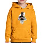 Fashion, accesorii si bijuterii - Copii - Imbracaminte copii - Pulovere si hanorace copii - Hanorac copii Joker Love Gamer Hacker Master, portocaliu, marime M Copii - Infinity.ro