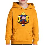 Fashion, accesorii si bijuterii - Copii - Imbracaminte copii - Pulovere si hanorace copii - Hanorac copii Jacky Brawl Stars, portocaliu, marime L Copii - Infinity.ro