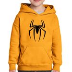 Fashion, accesorii si bijuterii - Copii - Imbracaminte copii - Pulovere si hanorace copii - Hanorac copii Venom Spider Paianjen Horror, portocaliu, marime XS Copii - Infinity.ro