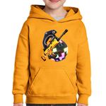 Fashion, accesorii si bijuterii - Copii - Imbracaminte copii - Pulovere si hanorace copii - Hanorac copii Magenta Bomb Scar Fortnite, portocaliu, marime XS Copii - Infinity.ro