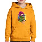 Fashion, accesorii si bijuterii - Copii - Imbracaminte copii - Pulovere si hanorace copii - Hanorac copii Archer Clash Royale Minecraft GTA, portocaliu, marime XS Copii - Infinity.ro