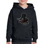 Fashion, accesorii si bijuterii - Copii - Imbracaminte copii - Pulovere si hanorace copii - Hanorac copii Cave Spider Rider Minecraft, negru, marime L Copii - Infinity.ro