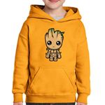 Fashion, accesorii si bijuterii - Copii - Imbracaminte copii - Pulovere si hanorace copii - Hanorac copii Baby Groot Bebelino Craciun Love Gift, portocaliu, marime M Copii - Infinity.ro