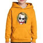 Fashion, accesorii si bijuterii - Copii - Imbracaminte copii - Pulovere si hanorace copii - Hanorac copii Joker Face Game Master Fortnite Legend, portocaliu, marime M Copii - Infinity.ro