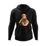 Fashion, accesorii si bijuterii - Barbati - Imbracaminte - Hanorace barbati - Hanorac barbati Aura Fortnite Scar Gun, negru, marime S - Infinity.ro