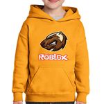 Fashion, accesorii si bijuterii - Copii - Imbracaminte copii - Pulovere si hanorace copii - Hanorac copii Roblox Cool Werewolf, portocaliu, marime XS Copii - Infinity.ro