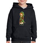 Fashion, accesorii si bijuterii - Copii - Imbracaminte copii - Pulovere si hanorace copii - Hanorac copii Minecraft Anime Cool Creeper, negru, marime XS Copii - Infinity.ro