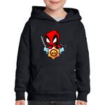 Fashion, accesorii si bijuterii - Copii - Imbracaminte copii - Pulovere si hanorace copii - Hanorac copii Deadpool Brawl Stars Baby Karate, negru, marime S Copii - Infinity.ro