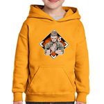 Fashion, accesorii si bijuterii - Copii - Imbracaminte copii - Pulovere si hanorace copii - Hanorac copii Dead by Daylight Horror Tiktok, portocaliu, marime L Copii - Infinity.ro