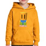 Fashion, accesorii si bijuterii - Copii - Imbracaminte copii - Pulovere si hanorace copii - Hanorac copii Roblox The Noob Gaming, portocaliu, marime XL Copii - Infinity.ro