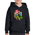 Fashion, accesorii si bijuterii - Copii - Imbracaminte copii - Pulovere si hanorace copii - Hanorac copii Archer Clash Royale Minecraft, negru, marime XS Copii - Infinity.ro