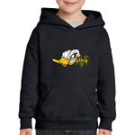 Fashion, accesorii si bijuterii - Copii - Imbracaminte copii - Pulovere si hanorace copii - Hanorac copii Donald Duck GTA, negru, marime S Copii - Infinity.ro