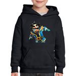 Fashion, accesorii si bijuterii - Copii - Imbracaminte copii - Pulovere si hanorace copii - Hanorac copii Electro Wizard Clash Royale GTA, negru, marime XL Copii - Infinity.ro