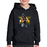 Fashion, accesorii si bijuterii - Copii - Imbracaminte copii - Pulovere si hanorace copii - Hanorac copii Fortnite Girl GTA, negru, marime XS Copii - Infinity.ro