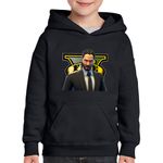 Fashion, accesorii si bijuterii - Copii - Imbracaminte copii - Pulovere si hanorace copii - Hanorac copii John Wick Fortnite GTA, negru, marime S Copii - Infinity.ro