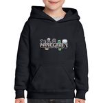 Fashion, accesorii si bijuterii - Copii - Imbracaminte copii - Pulovere si hanorace copii - Hanorac copii Dragon Enderman Spider Minecraft, negru, marime XS Copii - Infinity.ro