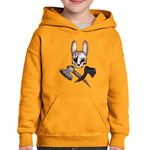Fashion, accesorii si bijuterii - Copii - Imbracaminte copii - Pulovere si hanorace copii - Hanorac copii Dead by Daylight Horror Halloween Game, portocaliu, marime M Copii - Infinity.ro