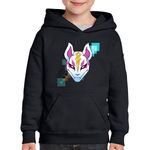 Fashion, accesorii si bijuterii - Copii - Imbracaminte copii - Pulovere si hanorace copii - Hanorac copii Drift Mask Fortnite Minecraft, negru, marime S Copii - Infinity.ro