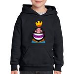 Fashion, accesorii si bijuterii - Copii - Imbracaminte copii - Pulovere si hanorace copii - Hanorac copii King Clash Royale CS GO, negru, marime XS Copii - Infinity.ro