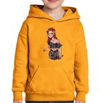 Fashion, accesorii si bijuterii - Copii - Imbracaminte copii - Pulovere si hanorace copii - Hanorac copii Dead by Daylight Horror Gaming, portocaliu, marime S Copii - Infinity.ro