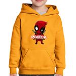 Fashion, accesorii si bijuterii - Copii - Imbracaminte copii - Pulovere si hanorace copii - Hanorac copii Deadpool Roblox Baby Ninja Karate, portocaliu, marime XS Copii - Infinity.ro