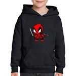 Fashion, accesorii si bijuterii - Copii - Imbracaminte copii - Pulovere si hanorace copii - Hanorac copii Deadpool Baby Marvel Ninja, negru, marime XL Copii - Infinity.ro