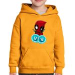 Fashion, accesorii si bijuterii - Copii - Imbracaminte copii - Pulovere si hanorace copii - Hanorac copii eadpool Fortnite VBucks Ninja, portocaliu, marime XL Copii - Infinity.ro