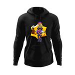 Fashion, accesorii si bijuterii - Barbati - Imbracaminte - Hanorace barbati - Hanorac barbati Barley Golden Skin Brawl Stars, negru, marime S - Infinity.ro
