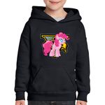 Fashion, accesorii si bijuterii - Copii - Imbracaminte copii - Pulovere si hanorace copii - Hanorac copii Cute Pony GTA5, negru, marime L Copii - Infinity.ro