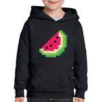 Fashion, accesorii si bijuterii - Copii - Imbracaminte copii - Pulovere si hanorace copii - Hanorac copii Minecrat Pepene Verde, negru, marime XL Copii - Infinity.ro