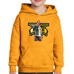 Fashion, accesorii si bijuterii - Copii - Imbracaminte copii - Pulovere si hanorace copii - Hanorac copii Trevor GTA Game Minecraft, portocaliu, marime XL Copii - Infinity.ro