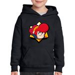Fashion, accesorii si bijuterii - Copii - Imbracaminte copii - Pulovere si hanorace copii - Hanorac copii Pam Brawl Stars GTA, negru, marime XL Copii - Infinity.ro