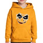 Fashion, accesorii si bijuterii - Copii - Imbracaminte copii - Pulovere si hanorace copii - Hanorac copii Joker Bad Boy Sarcasm Mafia Rebel, portocaliu, marime L Copii - Infinity.ro