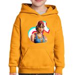 Fashion, accesorii si bijuterii - Copii - Imbracaminte copii - Pulovere si hanorace copii - Hanorac copii Sparkplug Fortnite Tiktok, portocaliu, marime XS Copii - Infinity.ro