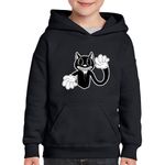 Fashion, accesorii si bijuterii - Copii - Imbracaminte copii - Pulovere si hanorace copii - Hanorac copii Cartoon Bad Cat Black, negru, marime L Copii - Infinity.ro