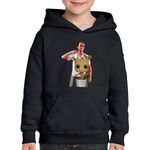 Fashion, accesorii si bijuterii - Copii - Imbracaminte copii - Pulovere si hanorace copii - Hanorac copii Baby Groot GTA Trevor Bebe Copacel, negru, marime M Copii - Infinity.ro