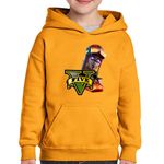 Fashion, accesorii si bijuterii - Copii - Imbracaminte copii - Pulovere si hanorace copii - Hanorac copii Blaze Fortnite GTA6 Skin, portocaliu, marime XL Copii - Infinity.ro