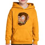 Fashion, accesorii si bijuterii - Copii - Imbracaminte copii - Pulovere si hanorace copii - Hanorac copii Pogo Monkey GTA6, portocaliu, marime M Copii - Infinity.ro