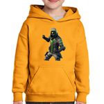 Fashion, accesorii si bijuterii - Copii - Imbracaminte copii - Pulovere si hanorace copii - Hanorac copii Double Helix Skin Fortnite, portocaliu, marime L Copii - Infinity.ro