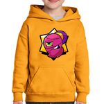 Fashion, accesorii si bijuterii - Copii - Imbracaminte copii - Pulovere si hanorace copii - Hanorac copii Tara Brawl Stars Minecraft, portocaliu, marime XL Copii - Infinity.ro
