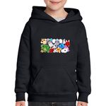 Fashion, accesorii si bijuterii - Copii - Imbracaminte copii - Pulovere si hanorace copii - Hanorac copii Roblox Adopt Me Cute Pets Collection, negru, marime XL Copii - Infinity.ro