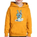 Fashion, accesorii si bijuterii - Copii - Imbracaminte copii - Pulovere si hanorace copii - Hanorac copii GTA5 Cool, portocaliu, marime S Copii - Infinity.ro