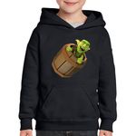 Fashion, accesorii si bijuterii - Copii - Imbracaminte copii - Pulovere si hanorace copii - Hanorac copii Goblin Clash Royale CSGO, negru, marime XS Copii - Infinity.ro